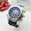 138 Luxury Brand Top Quality Undebeated Reserve 100% Funktion All Small Work Quartz Men armbandsur Kronograf Watch Dropshiping245Z