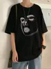 Erkek Tişörtleri Juspinice Kısa Kollu T-Shirt Erkekler Traend Yarı kollu 2022 Yaz Giysileri Öğrencileri Gevşek Baskılı Büyük Boy Tişörtlü Harajukum
