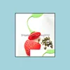Stberry Shape Sil Infusore per tè Filtro Filler Bag Ball Dipper Drop Delivery 2021 Utensili da caffè Bicchieri Cucina Sala da pranzo Bar Giardino domestico 8B