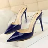 2022 Office Shoes Women Pump Fashion Thin High Heel female Leather Pointed Toe Classic beautiful Ladies Pumps Shoes Big Size H220422