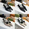 Designer Slippers Classic Ladies Sandal Slippers Bloom Web Diamond Print Shoes Leather Rubber Multicolor Summer High Heel Sandals