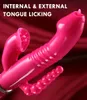 Vibromasseur 3 en 1 pour femmes, masturbateur, gode léchant, stimulateur de Clitoris, point G, Massage vaginal, boutique érotique et sexy, articles de beauté