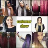 Dreadlocks Twist Braids Hair Extensions Ombre Braid