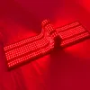Bärbar smal utrustning Ny stil LED Röd ljus infraröd terapi kuddar kropp smärta smärtlindring wrap rött ljusterapi filt