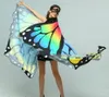 Butterfly Wings Shawl Fairy Nymph Pixie Costume Accessory Women Soft Fabric Butterfly Wings stage Show Prop Big Size