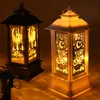 Party Decoration Eid Al Adha Gift Ramadan ledde Lantern med ljusdekoratins Arab Muslim Mubarak Festival Decor for Home