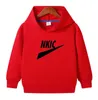 Fashion Children Boy's Hoodies 2021 Spring herfst Girls Casual Hoodies Sweatshirts Kid's Solid Color Sweatshirt Tops Nieuw