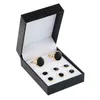 Bruiloft Manchetknopen Tuxedo Studs Set voor Mannen Accessoires 1 Paar Manchetknopen en 6 Stuks Tuxedo Studs Husband039s Shirt GIFT G1126259079136