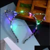 Hoofdband Haaraccessoires Tools Producten LED LOVE UP CAT DIEREN EAREN VROUWEN MEISJES KLACHTENDE HOOFDWEER CONCERT GLOW PARTY SPREKEN Halloween