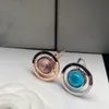 Modaya uygun Satürn Gezegen Küpe Charm Shiny Diamond Coute Studs Kadın Kişilik Kristal Dangler Şeffaf Yıldız Kulak Damlaları Kutu