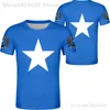Somalia t shirt diy gratis anpassad po namn nummer som t-shirt nation flagga soomaaliya federala republiken somaliska trycktextkläder 220702