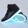 KRIATIV Adult&Kids Boy and Girl's High Top LED Light Up Shoes Glowing Sneakers Luminous Sole for Women&Men Y220510
