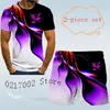 Mode pour hommes Aigle imprimé 3D T-shirt designer costume pour hommes chemise fantaisie plage hawaïenne à manches courtes petit haut 220708