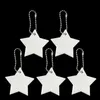 Keychains Child Safety Reflector Key Ring Star Ultra Reflective Gear Keychain For Clothing Bags Backpacks Strollers WheelchairsKeychains Eme