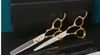 Hair Scissors Care Styling Tools Products Germany Jaguar 17cm CuttingThinning 9Cr 62Hrc Hardness Golden And Sier Handle With Reta3644586