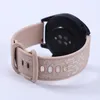 Universal for Apple Watchシリーズ1 2 3 4 5 6 7ストラップバンドバンドバンドスマートウォッチS1 S2 S3 S4 S5 S6 S7 SE 38mm 40mm 41mm 45mmシリコンスマートウォッチストラップブラックブラウングレーUS UK CA MX DO DO DO DO