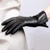 2019 neue elegante Frauen Lederhandschuhe Herbst und Winter Wärme trendige weibliche Handschuh plus Fluff191t