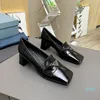 fashion Luxury Designer shoes autumn Women's banquet dress shoe Leather sole sneake 5cm high-heeled sling back Top Quality