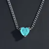 Подвесные ожерелья Классическая Paraiba Tourmaline Gemstone Pendants Ожерелье 5 -миллиметров