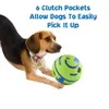 Giocattolo per cani Divertimento Risatina Suoni Palla Pet Gatto s Silicone Salto Addestramento interattivo Per Piccoli Grandi s 220423