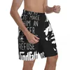 Men's Shorts Godfather Board The Beach Male Funny Custom Swim Trunks Plus Size 2XL