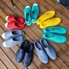 EXCARGO PVC Summer Shoes Plastic Sandals Men Flats Slip On Loafers 2020 Light Weight Male Sandals Summer Shoes Black H220412