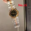 Wristwatches 28mm Luxury Women Quartz Watch Moritz 5156 Bracelet Two Tone Gold Rose Stainless Steeel Calendar Clock Cz Diamond 8 Screw Watch