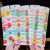 New 10pcs/Set Cute Colorful Cartoon Hair Clips For Girls Lovely Hair Ornament Headband Hairpins Fashion Hair Accessories