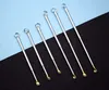 Wax dabber outils rétractable télescopique métal fumer argent dab outil bâton cuillère oreille pick oreille pick nettoyant pour herbe sèche titane clou Portable Remover Curette DHL