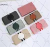 Designer fashion Wallets coin bags casual long canvas zipper purse Wallet with box