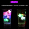 Barverktyg Lyssledande isbitar Glödande festboll Flash Neon Wedding Festival Christmas Glass Party Decoration Supplies