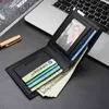 2022 custom New fashion men wallets short dign billetera cuero hombre male purse pocket leather wallet man