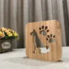 Cordes en forme de chien en bois massif alimentation veilleuse éclairage créatif cadeau romantique décoration de la maison LED LightLED