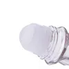 Bouteille à roulettes en verre épais, huile essentielle, parfum cosmétique, aromathérapie transparente, déodorant Durable Portable de voyage