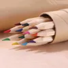 12 kolorów Rysunek Ołówek Studenci Szkic Malarstwo Malarstwo Pencil Kraft Paper Canister Kolny długopis Rysunki Dzieci Dostarki BH6932 Tyj