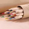 12 Colors Drawing Pencil Students Art Sketch Painting Pencil Kraft Paper Canister Colorful Pen Children Drawings Supplies BH6932 TYJ