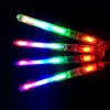 LED Glow blinkande ljus upp stick patrull blinkande konsertparti gynnar leksak multikolor ljus blinkande rave konserter party verktyg
