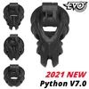Chaste Bird Python V70 3D Evo Cage Mamba Male Chastety Disvice Doublearc Cuff Penis Ring Cobra Cock Cock Adult Sex Toys 220617