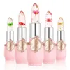 6 kleuren Lippenstift Hydraterende Langdurige Bloem Crystal Jelly Lippenstift Magische Temperatuur Kleur Veranderende Lippenbalsem 12 stuks