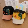 Dessin animé dinosaure broderie bébé casquette de baseball bébé garçons filles belle parasol casquettes été visière chapeau de soleil 45-49cm 10-36 mois 220611