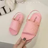 Children Summer Cool Sandals Baby Cute Candy Color Slippers Boys and Girls Convenient Drag Shoes Parent-child Beach Sandals G220523