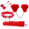 2 Styles Massage BDSM Sexy oreille pince à cheveux pince à lait arrière cour plug anal appareils masculins et féminins fournitures de sexe sm métal costume amusant queue de renard