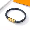 classic designer favor Leather Braided Bracelet Magnetic Buckle Men Women Leather Bracelets