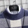 Pulls pour hommes Top Qualité Cachemire Plaid Pull à col roulé Hommes Mode Chaud Mâle Herren Pull Épais Hommes Noël TopsMen's