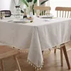 Pano de linho renda de pano retangular café para a sala de estar móveis de tampa móveis de casa decorativa mantol mesa nappe 220629