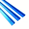 Professional Hand Tool Sets 300-800mm Aluminum Alloy T-Track Woodworking T-slot Miter Track Gauge Slot For Workbench ToolsProfessional