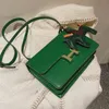 여자 2022 인쇄 우아한 사각형 고급 가방 싱글 간단한 컬러 여성의 작은 가방 올 매치 휴대용 어깨 메신저 디자인