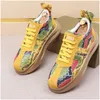 2024 Nuovo designer Serpentine patchwork scarpe patchwork High tops piatti causali mocsins punk rock sports sneaker b