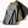 Autumn Simple Ankle-bundna Sweatpants Men's Fashion Pure Cotton Washed Old Jogger Elastic midja Drawstring Sports Casual Pants CX220401