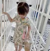 Robe de princesse Cheongsam chinoise pour bébés filles, vêtements d'été pour enfants, manches courtes, fleurs en coton mignonnes, 220422